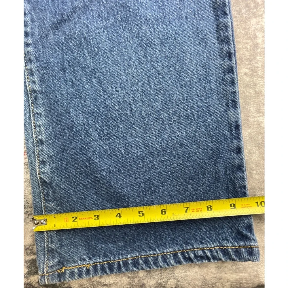 Levi's Mens 38x32 517 Boot Cut Jeans Dark Blue Denim Western Workwear Classic